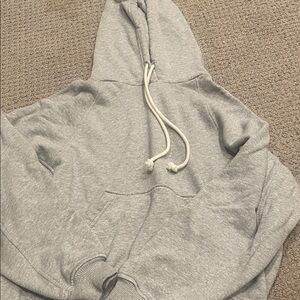 Madewell Gray Hoodie with Drawstrings